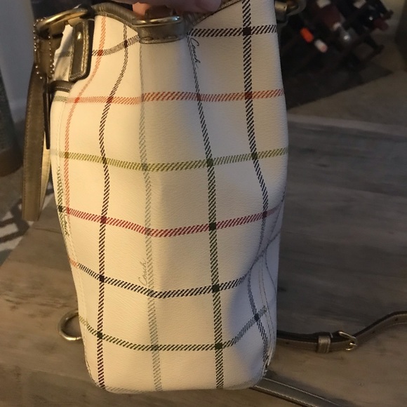 Multicolored Authentic Coach bag with strap and zipper - Picture 9 of 13